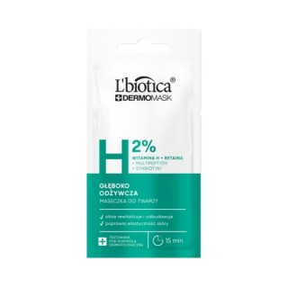 L'Biotica Dermomask diep voedend gezichtsmasker met Vitamine H 8 ml