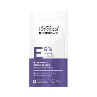 L'Biotica Dermomask intensiv regenerierende Gesichtsmaske mit Vitamin E 8 ml