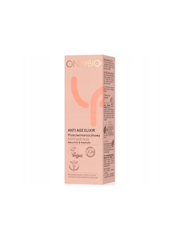 OnlyBio Anti Age Elixir anti-rimpel Oogcrème 15 ml