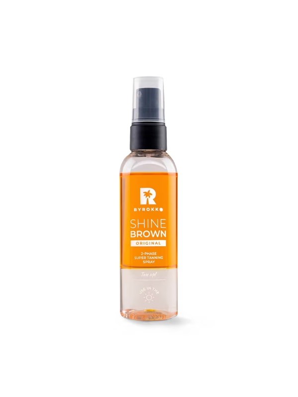ByRokko Shine Brown tweefasige superbruinende lichaamsspray 104 ml