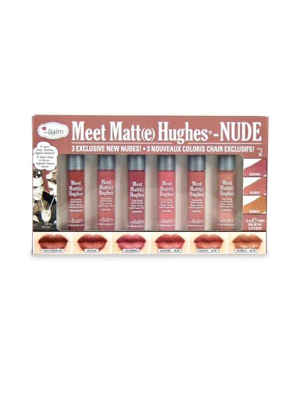 theBalm Meet Matte Hughes Mini Kit Set van zes matte lippenstiften