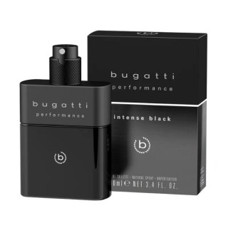 Bugatti Performance Intense Black Eau de Toilette voor Mannen 100 ml