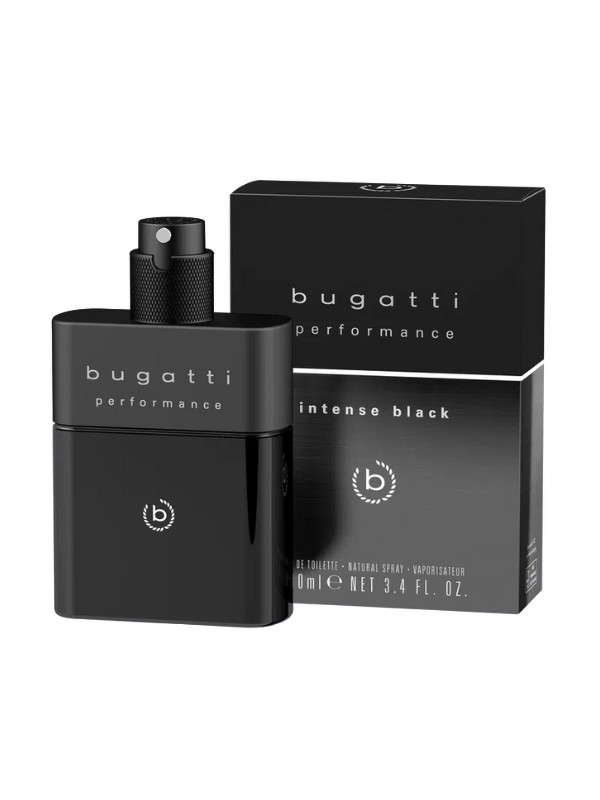 Bugatti Perfomance Intense Black Eau de Toilette für Herren 100 ml