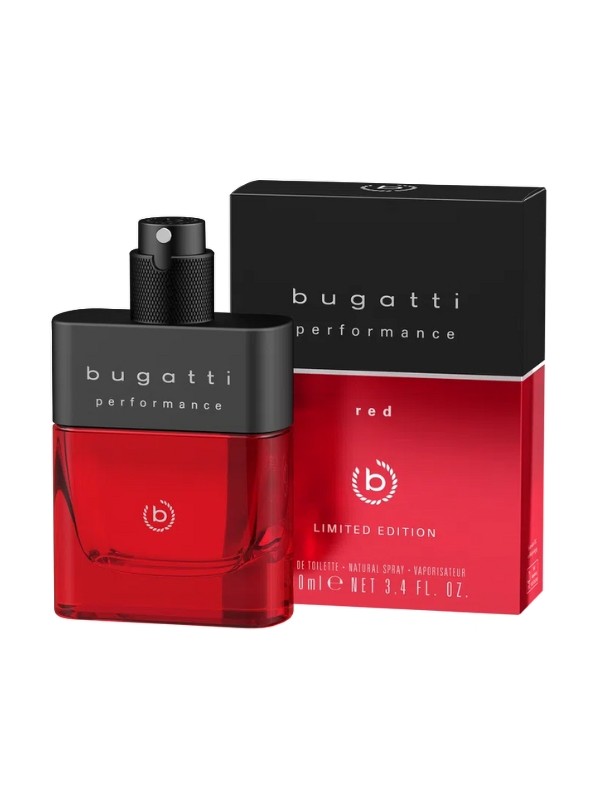 Bugatti Woda toaletowa dla mężczyzn Perfomance Red 100 ml