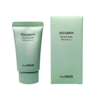 The Saem Eco Earth Cica Sun Cream для обличчя та тіла SPF50 50 мл