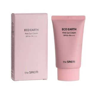 The Saem Eco Earth Pink Sun Cream Gezichts- en lichaamscrème SPF50 50 ml