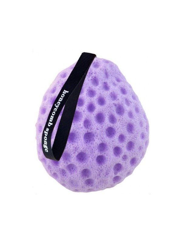 Ecarla Honeycomb Bath Sponge Purple 1 piece