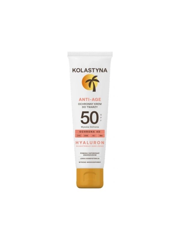 Захисний крем для обличчя Kolastyna Anti-Age SPF50 50 мл