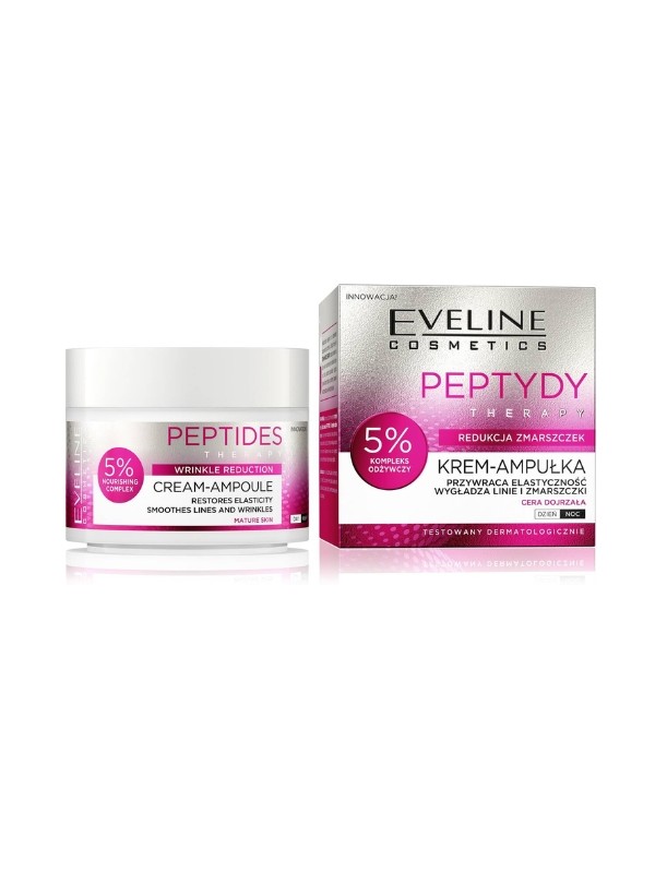 Eveline Peptydy Therapy Krem-ampułka do twarzy Redukcja zmarszczek 50 ml