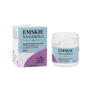 Emskie for throat with Emskie salt Currant 30 lozenges