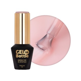 MollyLac Gel in bottle Nagelgel in flesje met multifunctioneel penseel Naked 10 g