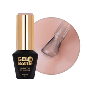 MollyLac Gel in bottle Гель для нігтів у флаконі з багатофункціональною щіткою Jasmine 10 г