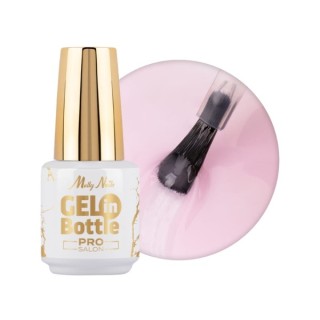 MollyLac Pro Salon Gel in flesje Nagelgel in flesje met multifunctioneel Pink Ice 15 g