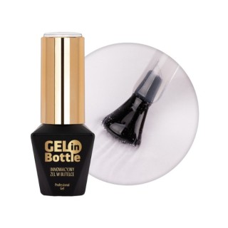 MollyLac Gel in bottle Nagelgel in flesje met Clear multifunctioneel penseel 10 g