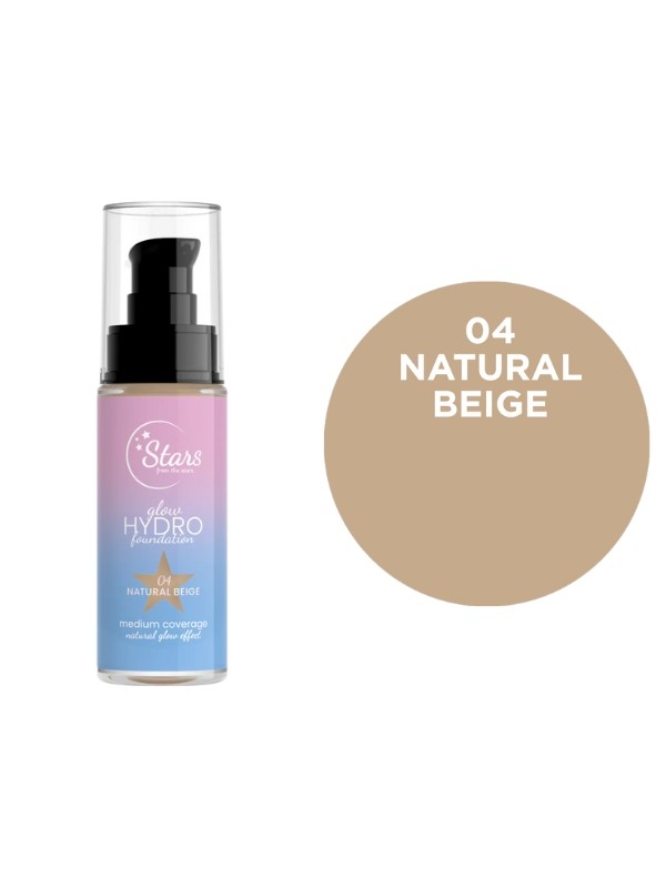 Stars from the Stars Зволожуюча та освітлююча Glow Hydro Foundation № 04 Natural Beige 30 г