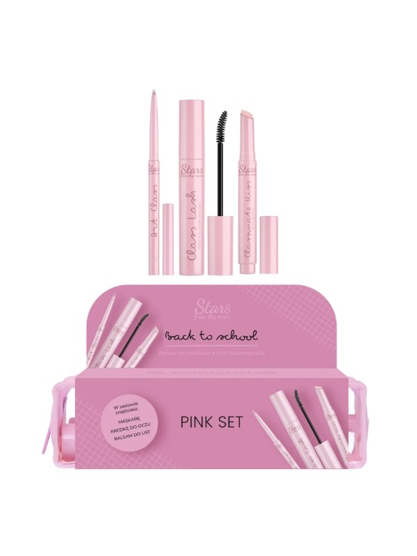 Stars from the stars BACK TO SCHOOL набір з mini косметичкою 01 Pink