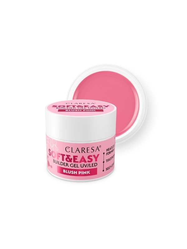 Claresa Soft & Easy Nagelaufbaugel Blush Pink 45 g