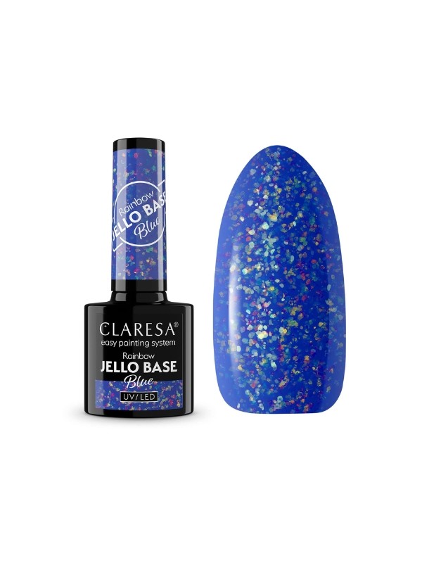 Claresa Hybrid Nail Base Rainbow Jello Base 5 Blue