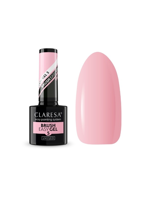 Claresa Brush Easy Gel Gel in een flesje met penseel 5