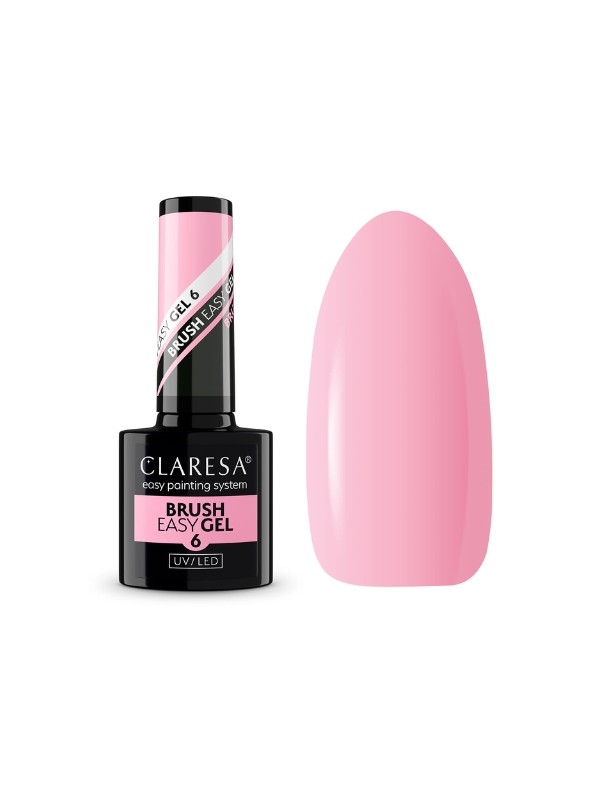 Claresa Brush Easy Gel Gel in een flesje met kwastje /6/ 5 g