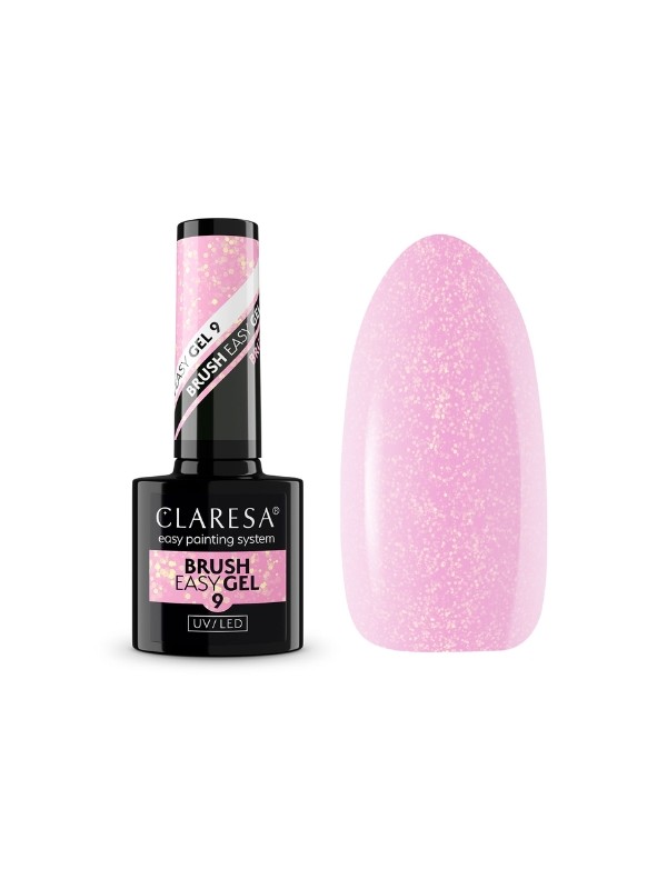 Claresa Brush Easy Gel Gel in een flesje met kwastje /9/ 5 g