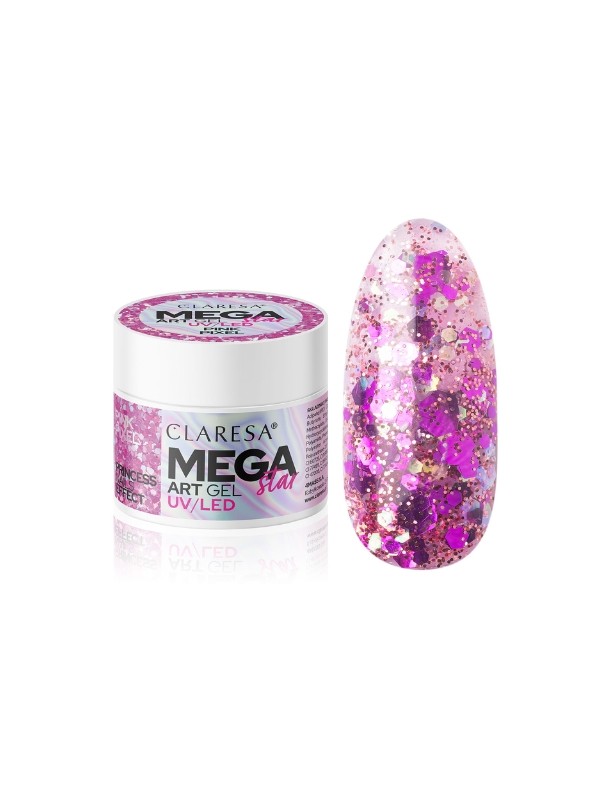 Claresa MEGASTAR PINK PIXEL декоруючий гель 10 г