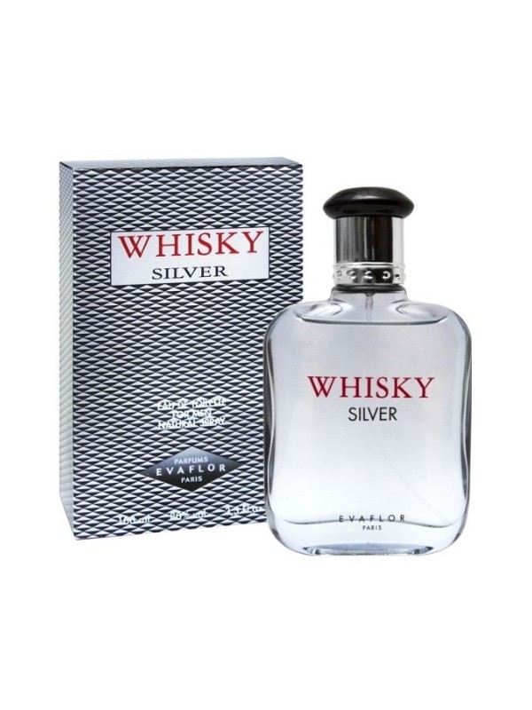 Evaflor Silver Whiskey For Man Eau de Toilette für Männer 100 ml