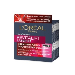 Денний крем для обличчя L'oreal Revitalift Laser 3X 50 мл