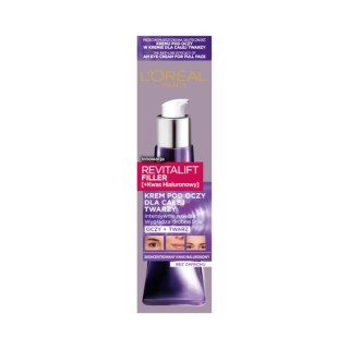 L'oreal Revitalift Filler Krem pod oczy i całej twarzy z kwasem hialuronowym 30 ml