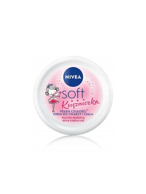 Nivea Krem dla dzieci  intensywnie nawilżający Soft Księżniczka  100 ml