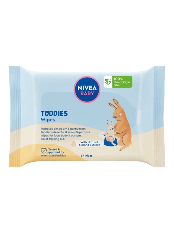 Nivea Baby Biologisch afbreekbare Toddies Doekjes 57 stuks