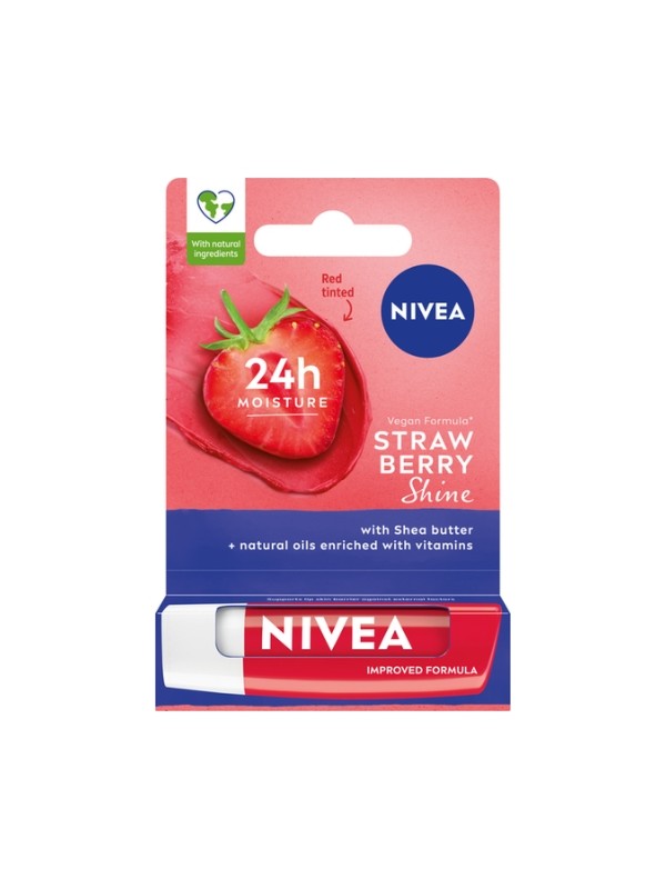 Зволожуюча захисна помада Nivea Strawberry Shine 4,8 г