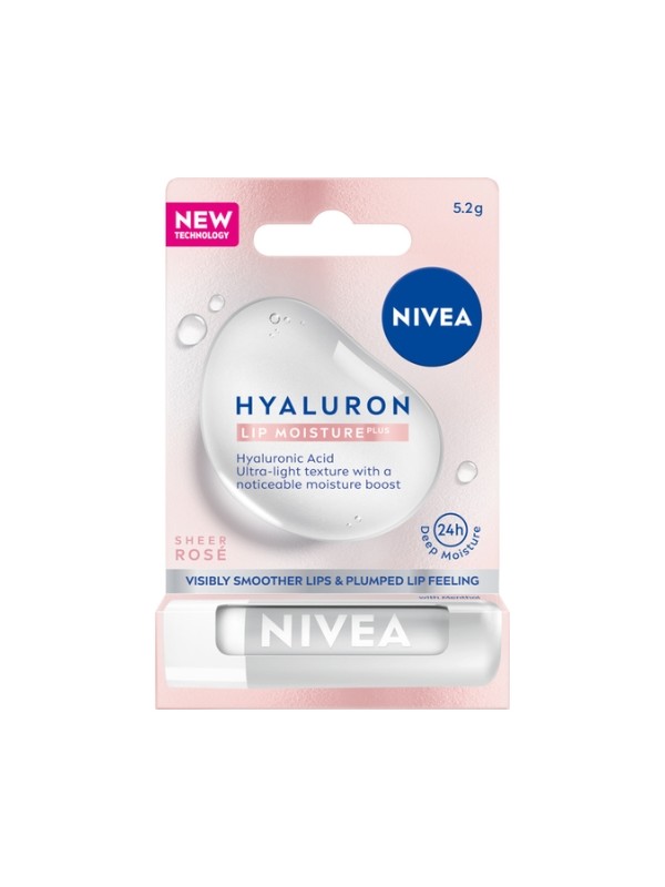 Nivea Sheer Rose feuchtigkeitsspendender Lippenbalsamstift 5 g