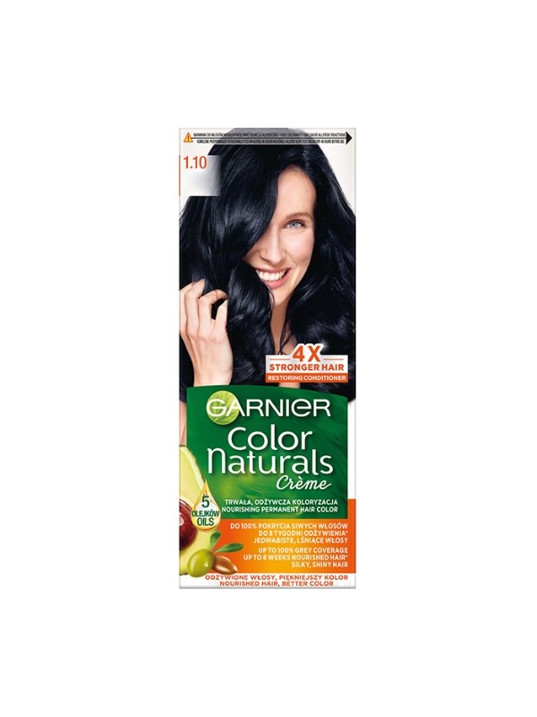 Фарба для волосся Garnier Color Naturals /1.10/ Темно-синій чорний