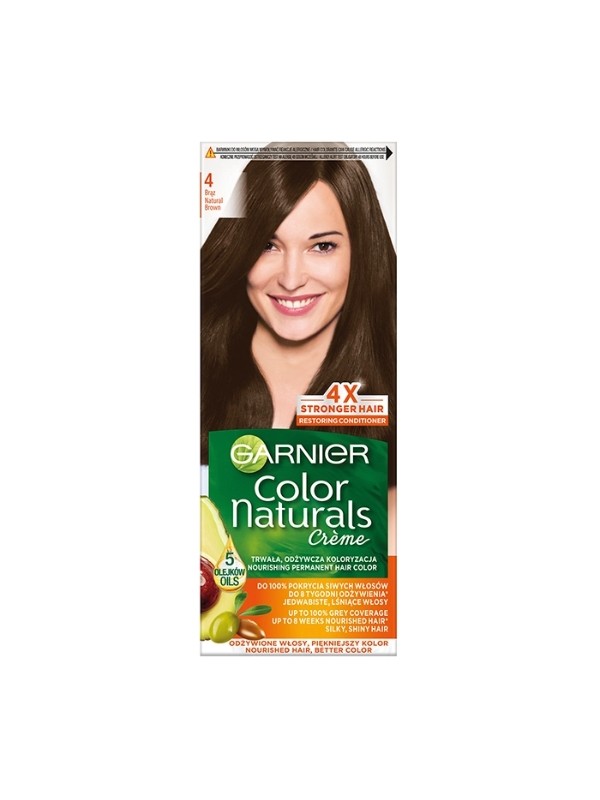 Фарба для волосся Garnier Color Naturals /4.00/ Глибокий темно-русявий