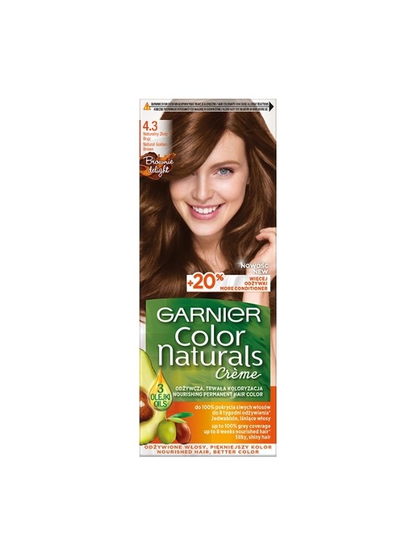 Garnier Color Naturals Haarverf /4.3/ Goudbruin