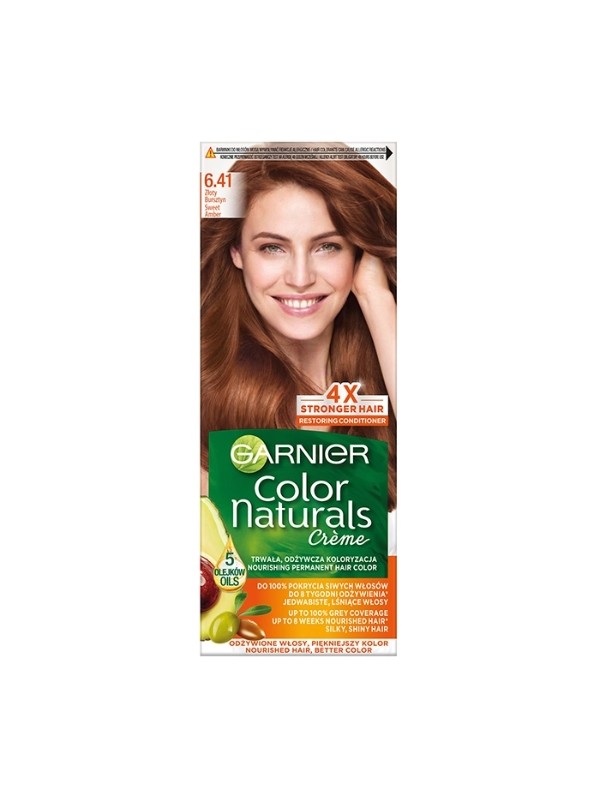 Фарба для волосся Garnier Color Naturals /6.41/ Золотий бурштин