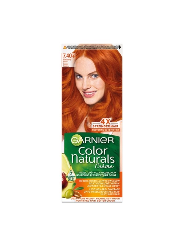 Фарба для волосся Garnier Color Naturals /7.40/ Мідний blond