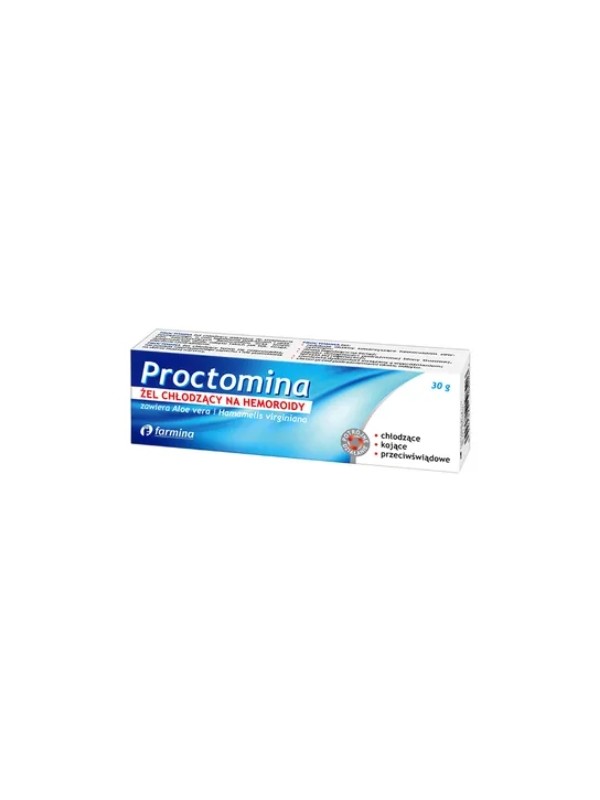 Proctomina Cooling gel for hemorrhoids 30 g