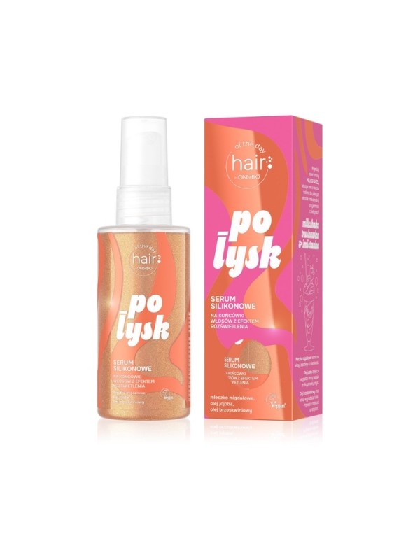 ONLYBIO Haar van de dag Shine Siliconen Serum met deeltjes 70 ml