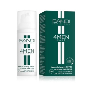 Крем для обличчя Bandi 4Men Care SPF30 із захистом від UVB та UVA 50 мл
