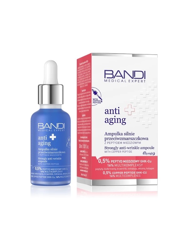 Bandi Medical Expert ANTI AGING Sterk antirimpelampul met koperpeptide 30 ml