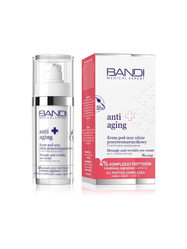 Bandi Medical Expert ANTI AGING Stark Anti-Falten-Augencreme mit Kupferpeptid 30 ml