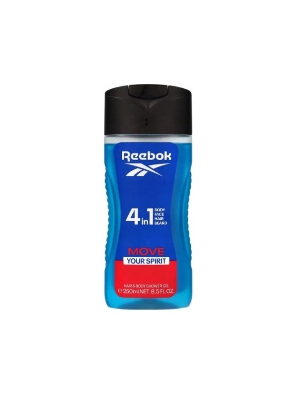 Reebok Man Move Your Spirit 4 in 1 douchegel 250 ml