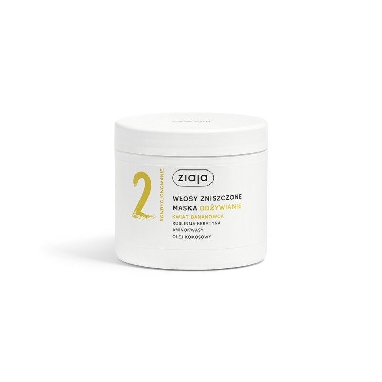 Masque capillaire nourrissant à la fleur de bananier Ziaja 350 ml
