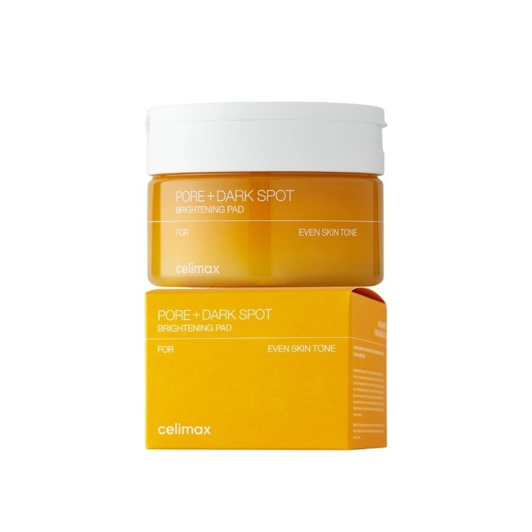 Celimax Pore+Dark Spot Brightening Pad Rozjaśniające Płatki do Twarzy 40 sztuk