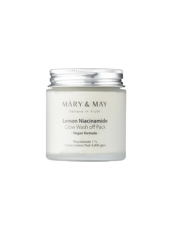 Mary&May Lemon Niacinamide Glow Wash off Pack Aufhellende Tonmaske 125 g