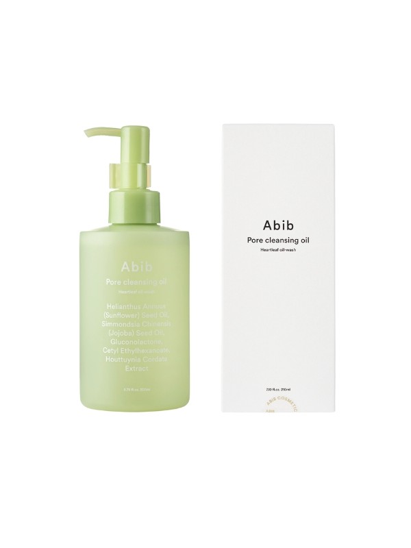 Abib Pore Cleansing Oil Heartleaf Oil-Wash Olejek do Demakijażu Zmniejszający Wydzielanie Sebum 200 ml