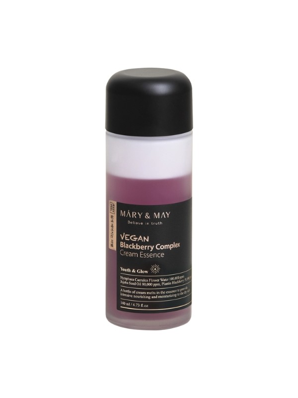 Mary&May Vegan Blackberry Complex Cream Essence Wielofunkcyjna Kremowa Esencja do Tarzy 140 ml