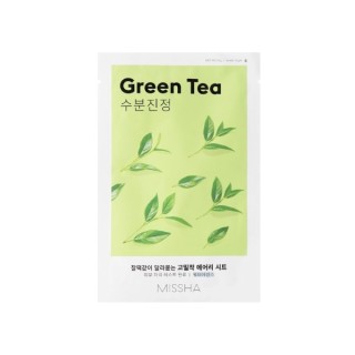 Missha Airy Fit Sheet Mask Green Tea Feuchtigkeitsspendende Tuchmaske 19 g